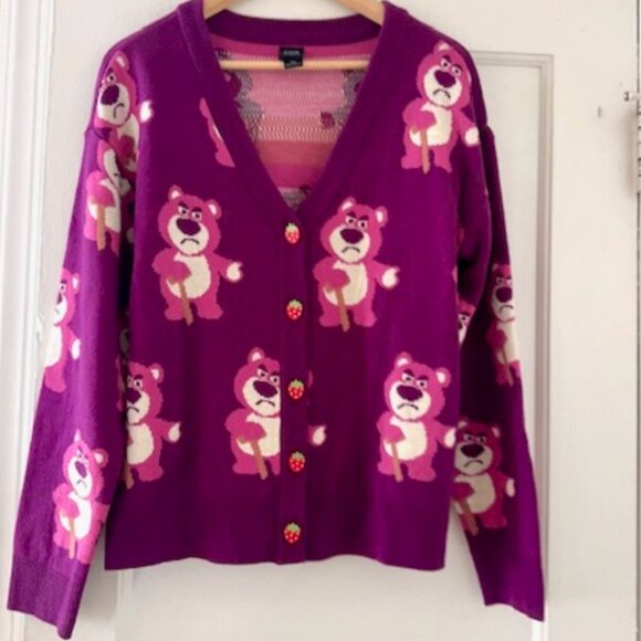Disney Sweaters - Disney Pixar Tou Story Lotso Cardigan